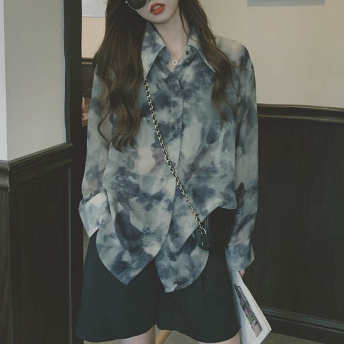   【トップス】上品なシルエット韓国風ファッションおしゃれ シングルブレスト シャツ·ブラウス  