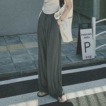   【ボトムス】個性的なデザイン ファッション ハイウエスト ギャザー飾り ボウタイ パンツ  