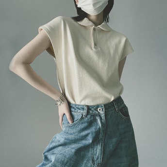   【トップス】上品なシルエット韓国風ファッション無地おしゃれプルオーバーTシャツ  