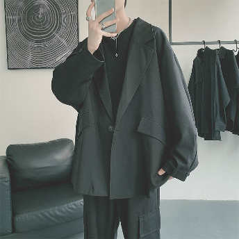   【アウター】個性的なデザイン 長袖 定番 通勤/OL 韓国系 ファッション テーラードスーツジャケット  