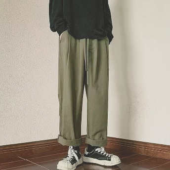   【ボトムス】おしゃれ度高め 韓国系 ストリート系 ファッション カジュアルパンツ  