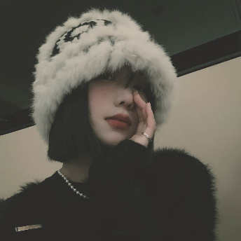   【アクセサリー】韓国風ファッション カワイイ 着痩せ 切り替え ニット 帽子  