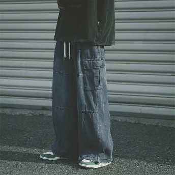   【ボトムス】特別デザインファッションジーンズ新作 レトロビンテージスタイル メンズ デニムパンツ  