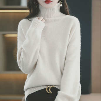   【トップス】今季大注目ファッションノーカラー ハイネック シンプル 定番 ニットセーター  