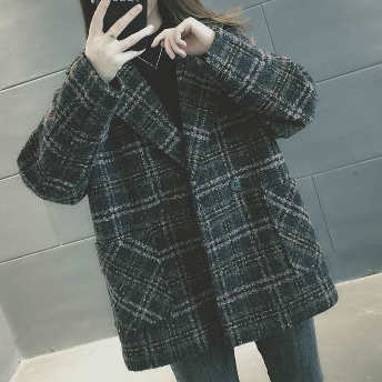   【アウター】韓国風ファッション 高見えデザイン 長袖 ボタン 折り襟 コート  