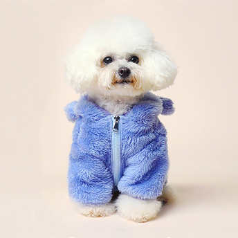  【ペット】 可愛い 動物耳付き 帽子付き パーカー フランネル 防寒  ドッグウェア 犬 洋服ペット服  