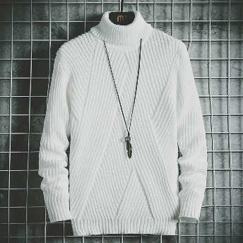   【トップス】欠かせない シンプル プルオーバー 切り替え 秋冬 長袖 メンズセーター  