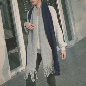   【アクセサリー】可愛いデザイン  シンプル 配色 フリンジ 秋冬 ファッション ベルト・スカーフ  