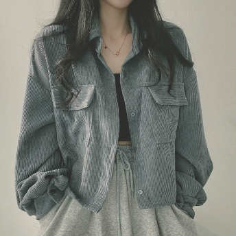   【アウター】韓国風ファッション 3色展開 シングルブレスト ジャケット  