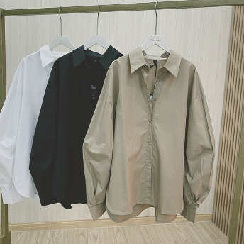   【トップス】定番 合わせやすい 折り襟 シングルブレスト 全3色 レディース シャツ  