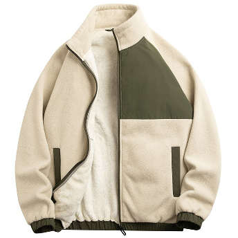   【アウター】個性的なデザイン スポーツファッション長袖配色ジャケット  