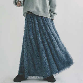   【ボトムス】上品見えファッションハイウエストAラインスカート  