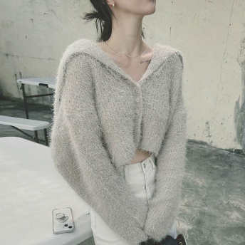   【STAFF SNAP】【トップス】絶対可愛い 定番 韓国系 セーラーカラー 長袖 合わせやすい セーター  