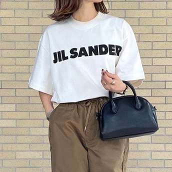   組み合わせ自由 シンプル  アルファベット  ビックシルエット モード きれいめ系 ラウンドネック Tシャツ  